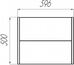Акватон Мебель для ванной Брук 60 с 2 ящиками дуб феррара – фотография-5